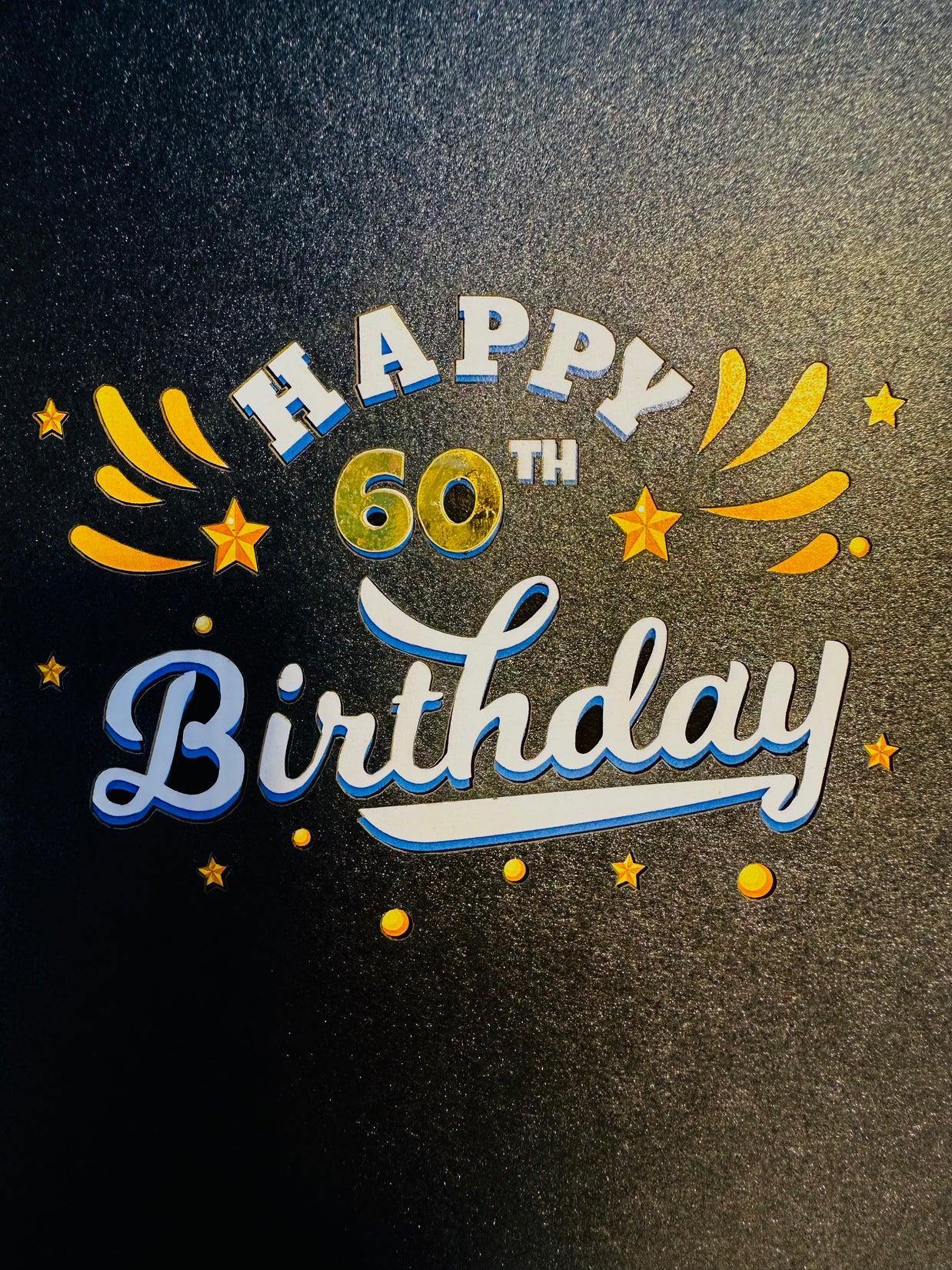 60th Golden Happy Birthday with Presents Origami Pop Cards 3D Pop Up Greeting Card Thank You Handmade Gift Thinking of You Happy Birthday Occasion Australiana Celebrate the Beauty and Happiness During Special Day Best Wishes Gift