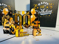 90th Golden Happy Birthday with Presents Origami Pop Cards 3D Pop Up Greeting Card Thank You Handmade Gift Thinking of You Happy Birthday Occasion Australiana Celebrate the Beauty and Happiness During Special Day Best Wishes Gift
