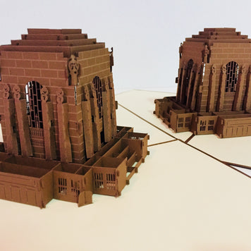 Anzac War Memorial Building in Sydney Australia 3D POP UP GREETING CARD - Created by Origami Pop Cards – 3D Pop Up Greeting Cards, Australian Design & Handmade, 3D Pop Up Magical Paper Cards, Handmade Pop Up Cards Celebrate Anniversary  Memoriable