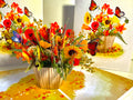Autumn Flowers in Bucket with Butterflies Origami Pop Cards 3D Pop Up Greeting Card Happy Birthday Thank You Handmade Gift Thinking of You Blank Card for Any Occasion Happy Mother's Day Happy Father's Australiana Celebrate the Beauty of Autumn Flower