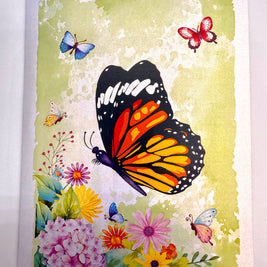 Butterflies Attracting Hydrangea Flowers Origami Pop Cards 3D Pop Up Greeting Card Happy Birthday Thank You Handmade Gift Thinking of You Blank Card for Any Occasion Happy Mother's Day Happy Father's Australiana Celebrate the Beauty of Flower