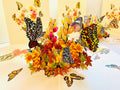 Butterflies Resting on a Bed of Autumn Leaves & Flowers Origami Pop Cards 3D Pop Up Greeting Card Happy Birthday Thank You Handmade Gift Thinking of You Blank Card for Any Occasion Happy Mother's Day Australiana Celebrate the Beauty of Flower