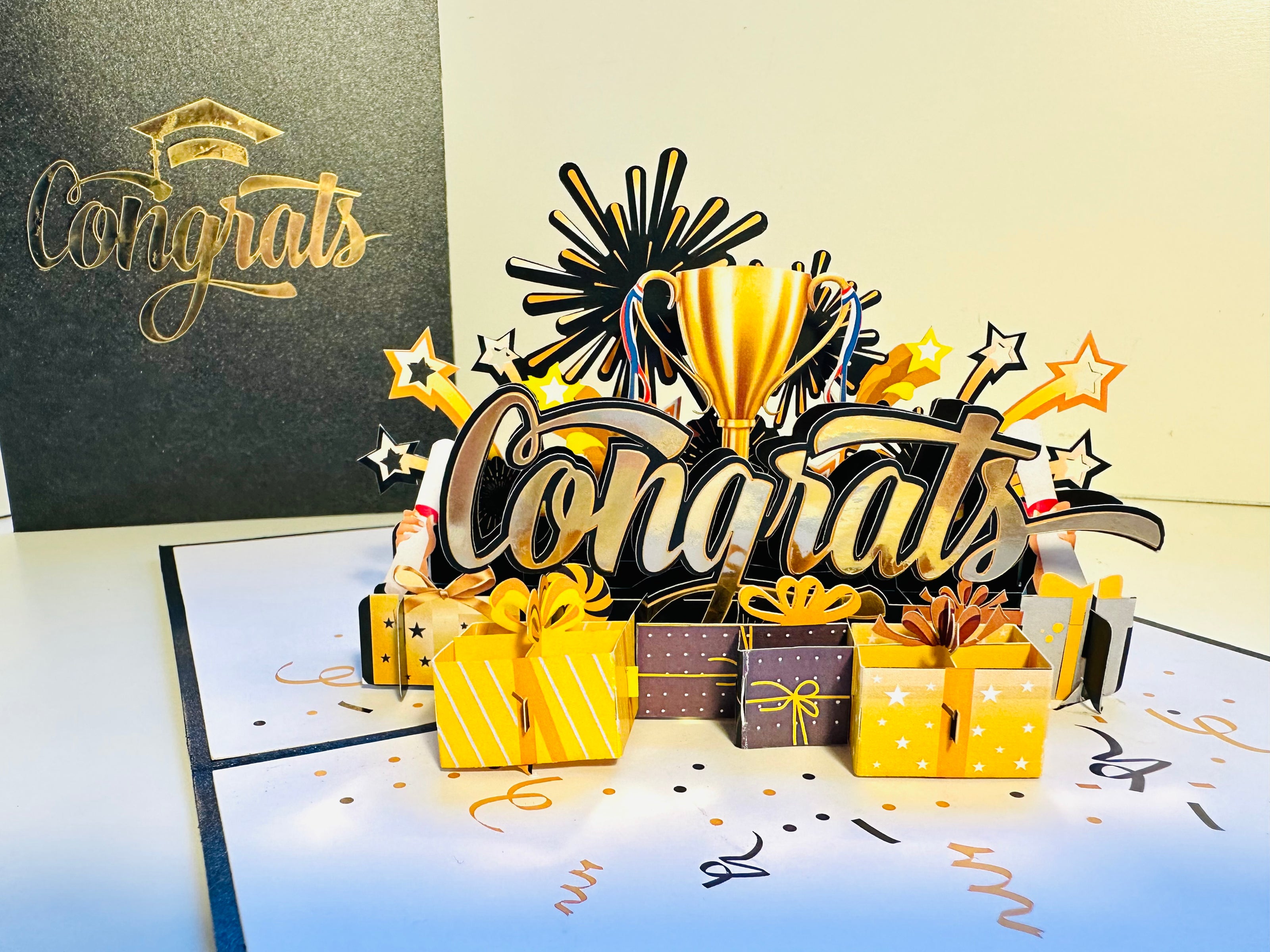 CONGRATS That Are Perfect for Any Occasion Origami Pop Cards 3D Pop Up Greeting Card Thank You Handmade Gift Thinking of You Happy Birthday Occasion Australiana Celebrate the Beauty and Happiness During Special Day Best Wishes Gift