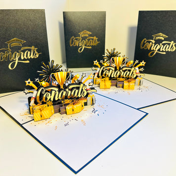CONGRATS That Are Perfect for Any Occasion Origami Pop Cards 3D Pop Up Greeting Card Thank You Handmade Gift Thinking of You Happy Birthday Occasion Australiana Celebrate the Beauty and Happiness During Special Day Best Wishes Gift