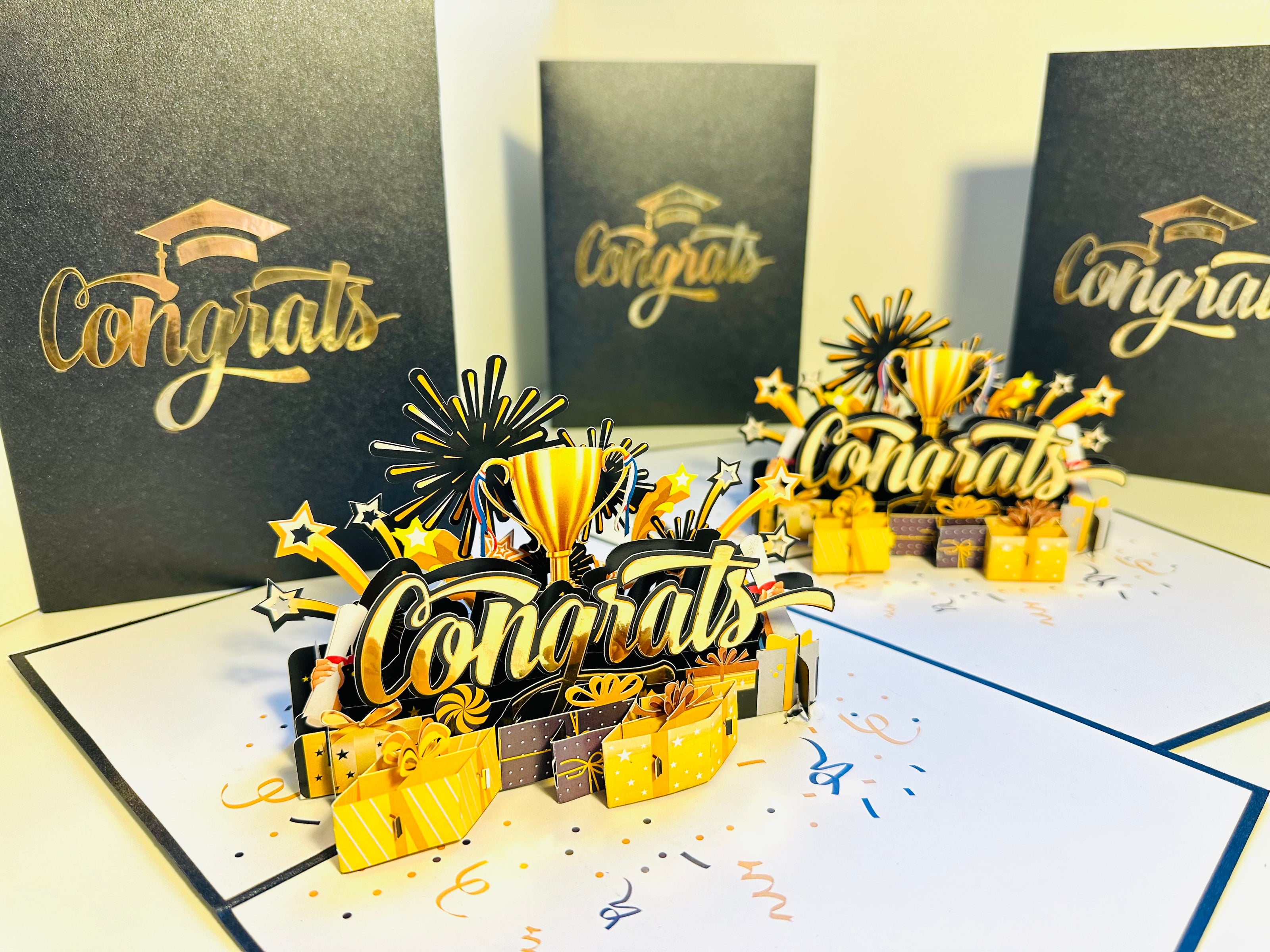 CONGRATS That Are Perfect for Any Occasion Origami Pop Cards 3D Pop Up Greeting Card Thank You Handmade Gift Thinking of You Happy Birthday Occasion Australiana Celebrate the Beauty and Happiness During Special Day Best Wishes Gift