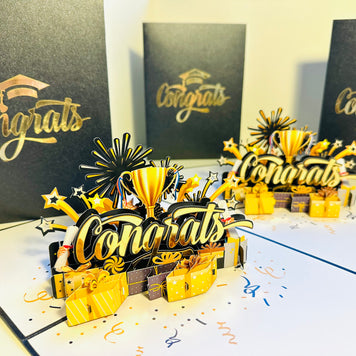CONGRATS That Are Perfect for Any Occasion Origami Pop Cards 3D Pop Up Greeting Card Thank You Handmade Gift Thinking of You Happy Birthday Occasion Australiana Celebrate the Beauty and Happiness During Special Day Best Wishes Gift