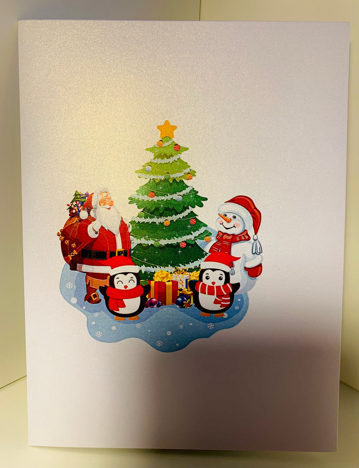 Celebrate Christmas with Santa Claus Snowman Penguin Origami Pop Cards 3D Pop Up Greeting Card Merry Christmas Thank You Handmade Best Wishes Blank Card Gift Happy Holidays Celebrate the Special Day Moment with Family and Friends
