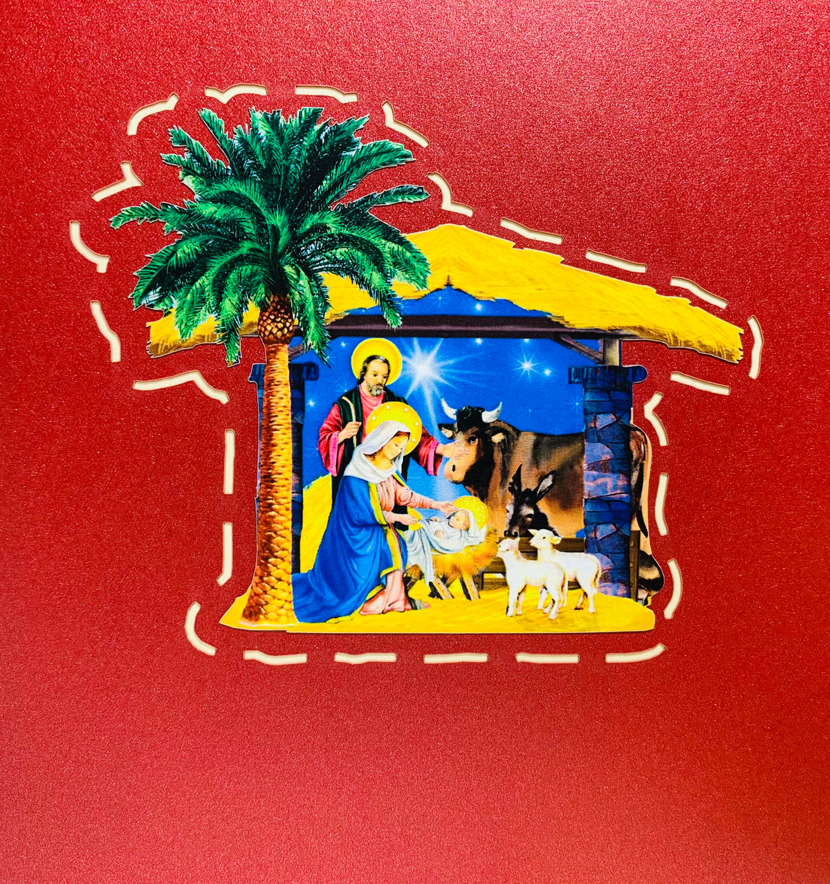 Christmas Nativity Scripture Origami Pop Cards 3D Pop Up Greeting Card Merry Christmas Thank You Handmade Best Wishes Blank Card Gift Happy Holidays Celebrate the Special Day