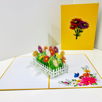Colourful Daisy Garden Card - Make Them Smile with this 