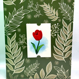 Colourful Tulip Time 3D Pop-Up Flower Bouquet Origami Pop Cards 3D Pop Up Greeting Card Happy Birthday Thank You Handmade Gift Thinking of You Blank Card for Any Occasion Happy Mother's Day Happy Father's Australiana Celebrate