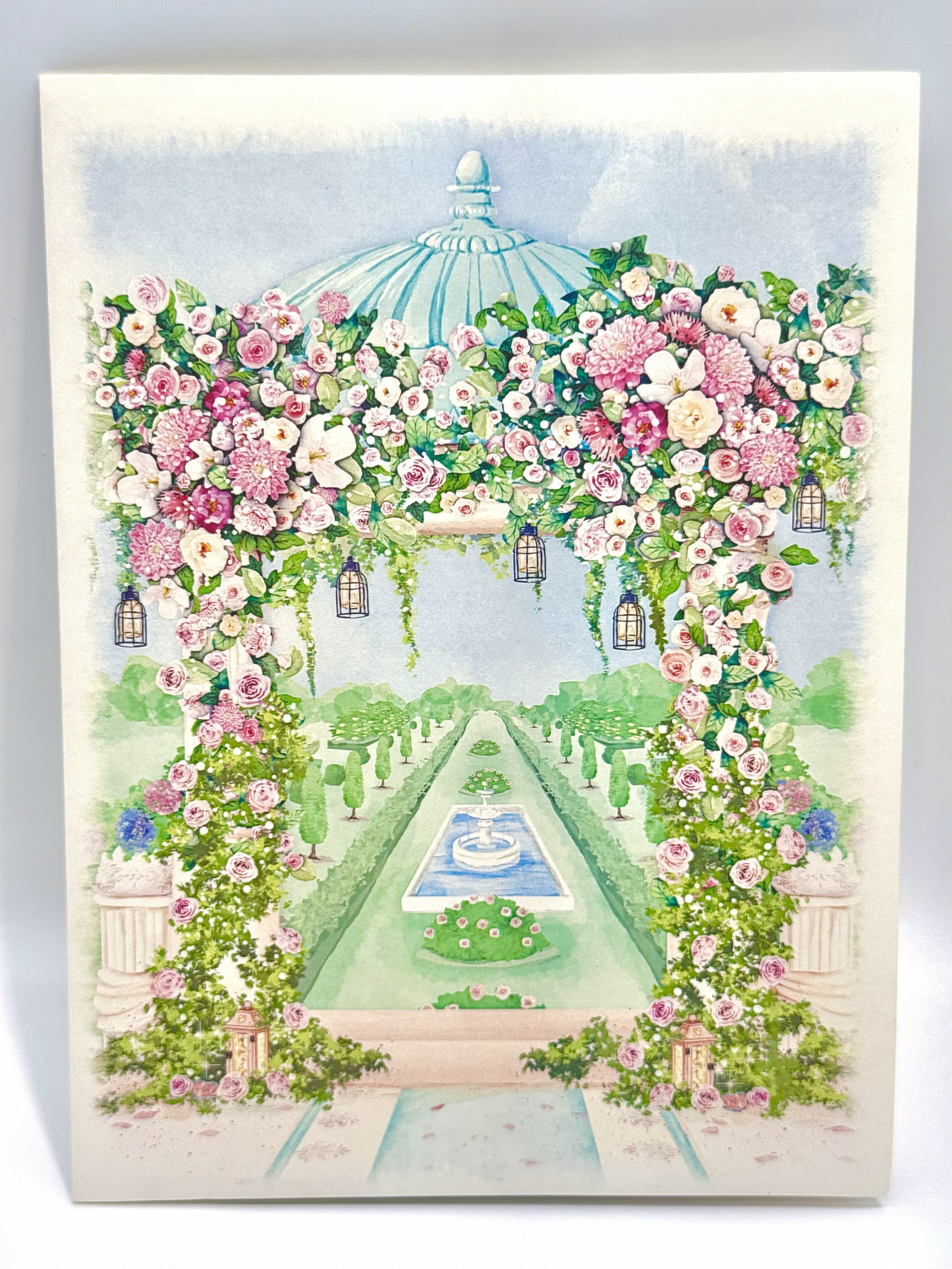 Country Wedding with Bride & Groom 3D POP UP GREETING CARD - Created by Origami Pop Cards – 3D Pop Up Greeting Cards, Australian Design & Handmade, 3D Pop Up Magical Paper Cards, Handmade Pop Up Cards Celebrate Love Anniversary Heart Fell and Romantic