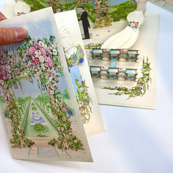 Country Wedding with Bride & Groom 3D POP UP GREETING CARD - Created by Origami Pop Cards – 3D Pop Up Greeting Cards, Australian Design & Handmade, 3D Pop Up Magical Paper Cards, Handmade Pop Up Cards Celebrate Love Anniversary Heart Fell and Romantic