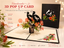 DOUBLE Australian Magpie - Iconic Birds in Aussie Backyards Origami Pop Cards 3D Pop Up Greeting Card Happy Birthday Thank You Handmade Gift Thinking of You Blank Card for Any Occasion Happy Mother's Day Happy Father's Australiana Birds