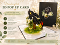 DOUBLE Red-Tailed & Yellow-Tailed Black Cockatoos - Aussie Bird Origami Pop Cards 3D Pop Up Greeting Card Happy Birthday Thank You Handmade Gift Thinking of You Blank Card for Any Occasion Happy Mother's Day Happy Father's Australiana Birds