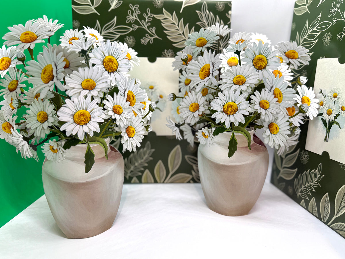 Darling Daisy 3D Pop-Up Flower Bouquet Origami Pop Cards 3D Pop Up Greeting Card Happy Birthday Thank You Handmade Gift Thinking of You Blank Card for Any Occasion Happy Mother's Day Happy Father's Australiana Celebrate