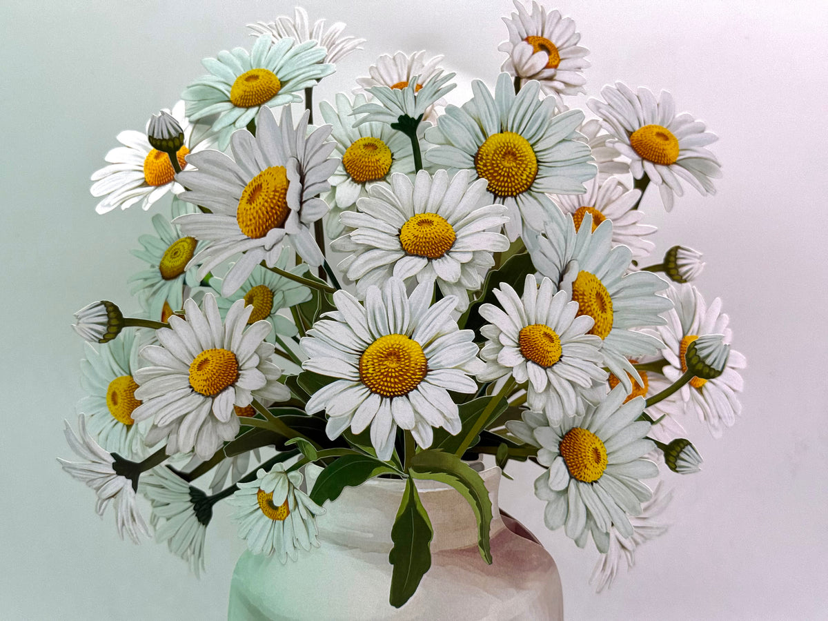 Darling Daisy 3D Pop-Up Flower Bouquet Origami Pop Cards 3D Pop Up Greeting Card Happy Birthday Thank You Handmade Gift Thinking of You Blank Card for Any Occasion Happy Mother's Day Happy Father's Australiana Celebrate