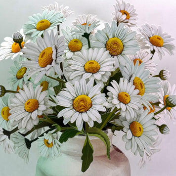 Darling Daisy 3D Pop-Up Flower Bouquet Origami Pop Cards 3D Pop Up Greeting Card Happy Birthday Thank You Handmade Gift Thinking of You Blank Card for Any Occasion Happy Mother's Day Happy Father's Australiana Celebrate
