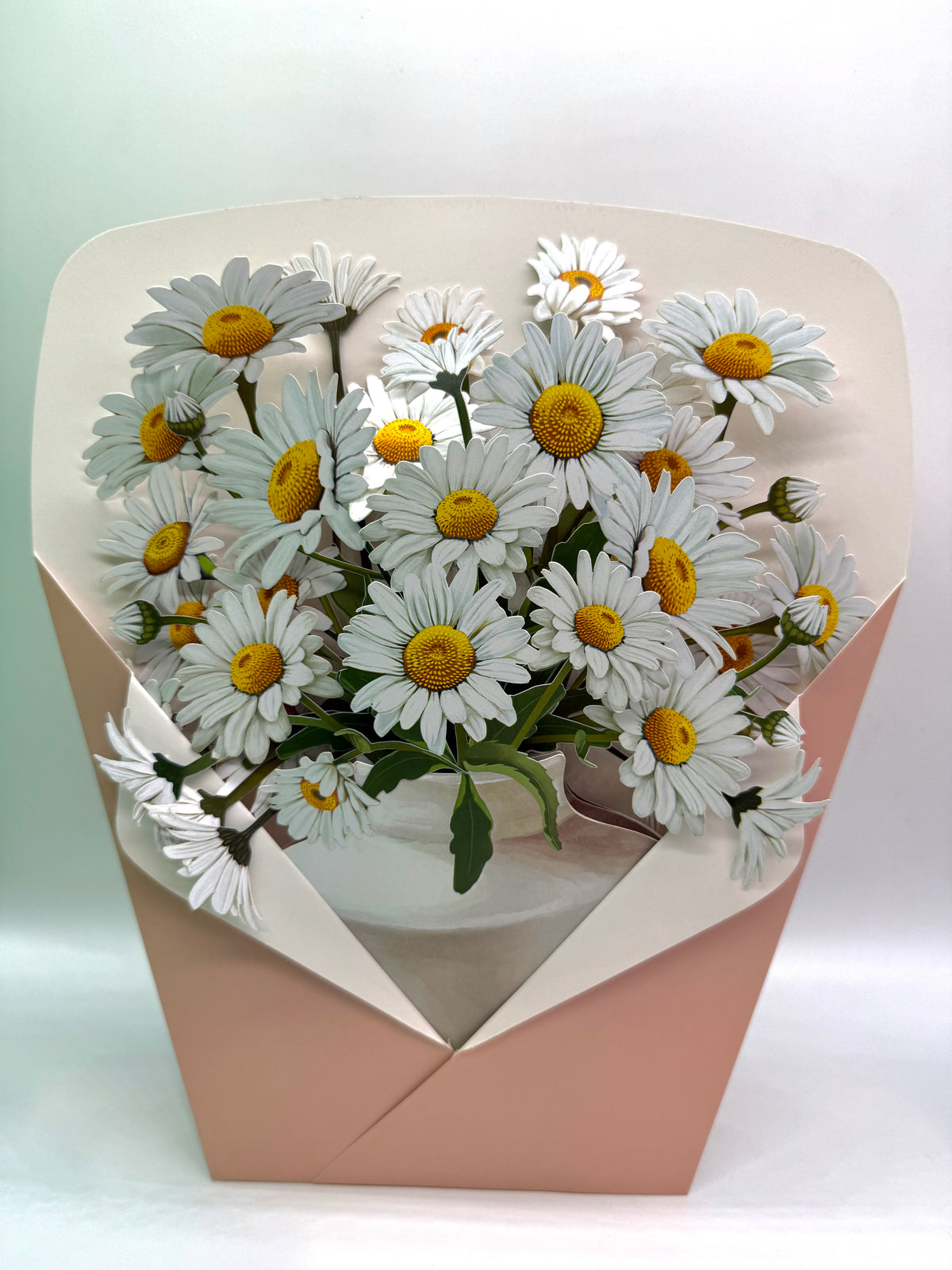 Darling Daisy 3D Pop Up Flower Bouquet Origami Pop Cards 3D Pop Up Greeting Card Happy Birthday Thank You Handmade Gift Thinking of You Blank Card for Any Occasion Happy Mother's Day Happy Father's Australiana Celebrate the Beauty of Flower Decoration