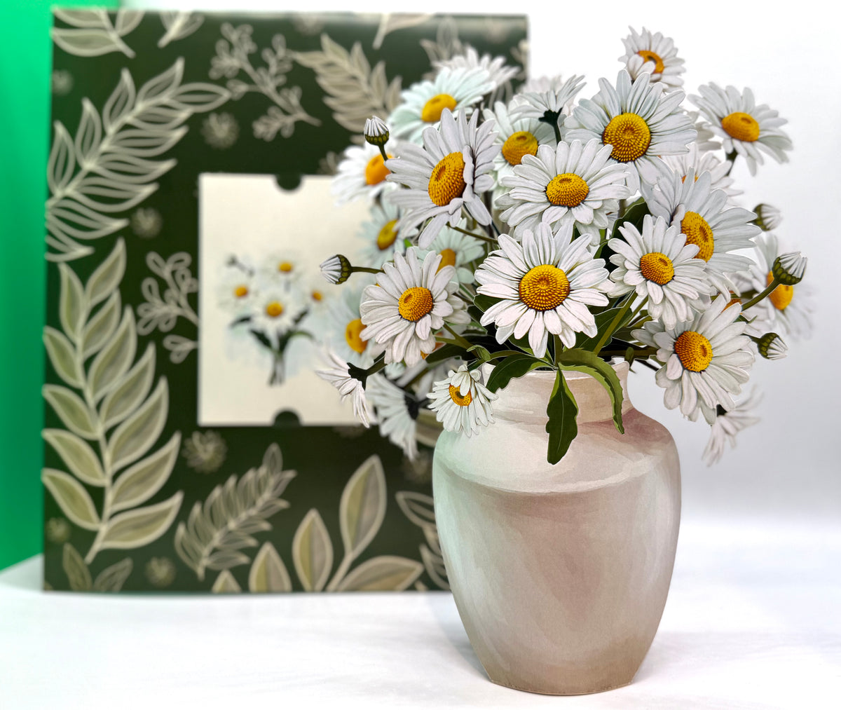 Darling Daisy 3D Pop Up Flower Bouquet Origami Pop Cards 3D Pop Up Greeting Card Happy Birthday Thank You Handmade Gift Thinking of You Blank Card for Any Occasion Happy Mother's Day Happy Father's Australiana Celebrate the Beauty of Flower Decoration