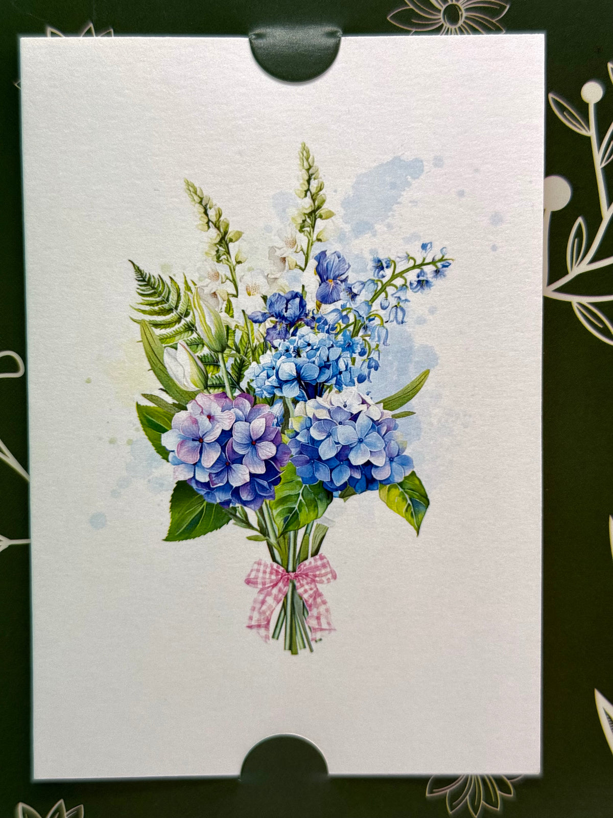 Elegant Blue Hydrangea 3D Pop-Up Flower Bouquet Origami Pop Cards 3D Pop Up Greeting Card Happy Birthday Thank You Handmade Gift Thinking of You Blank Card for Any Occasion Happy Mother's Day Happy Father's Australiana Celebrate