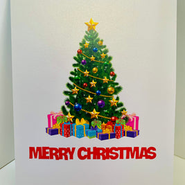 Festive Christmas Tree Origami Pop Cards 3D Pop Up Greeting Card Merry Christmas Thank You Handmade Best Wishes Blank Card Gift Happy Holidays Celebrate the Special Day Moment with Family and Friends
