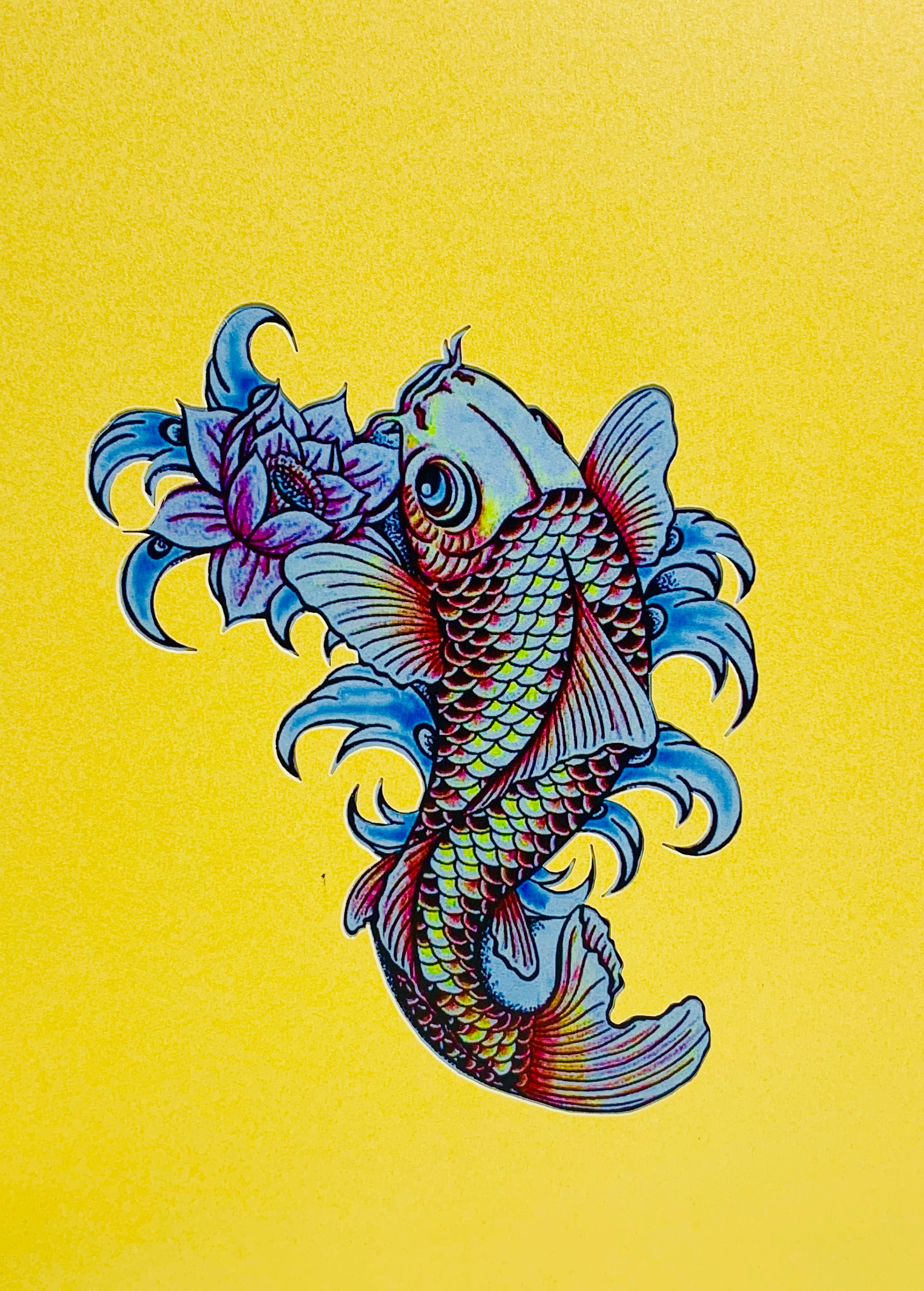 Gold Koi Japanese Fish Origami Pop Cards 3D Pop Up Greeting Card Happy Birthday Thank You Handmade Gift Thinking of You Blank Card for Any Occasion Happy Mother's Day Happy Father's Australiana Celebrate the Beauty of Flower