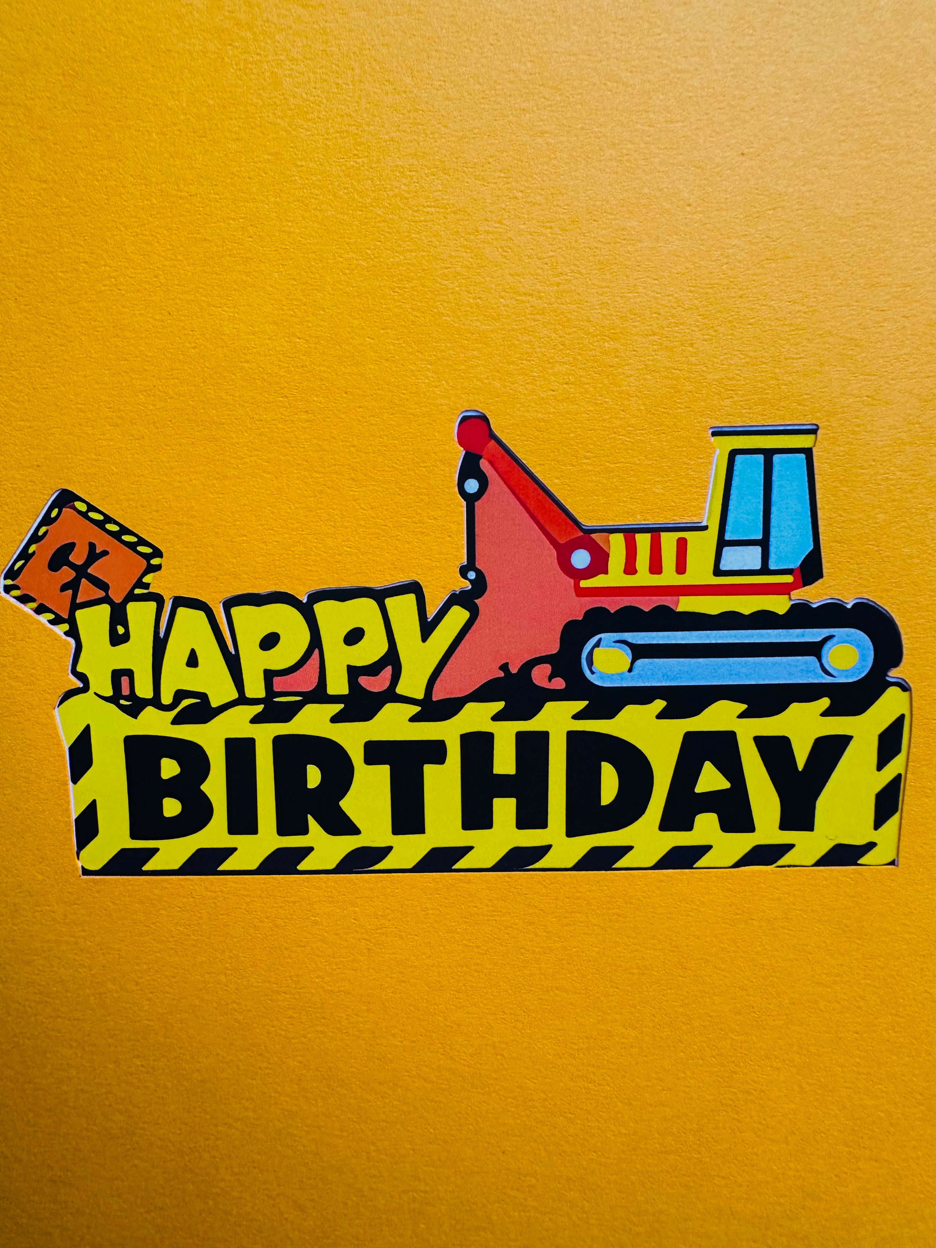 Happy Birthday CRANE Truck - Perfect for Construction Workers or Little Kids Origami Pop Cards 3D Pop Up Greeting Card Thank You Handmade Gift Thinking of You Happy Birthday Occasion Australiana Celebrate the Beauty and Happiness During Special Day Gift