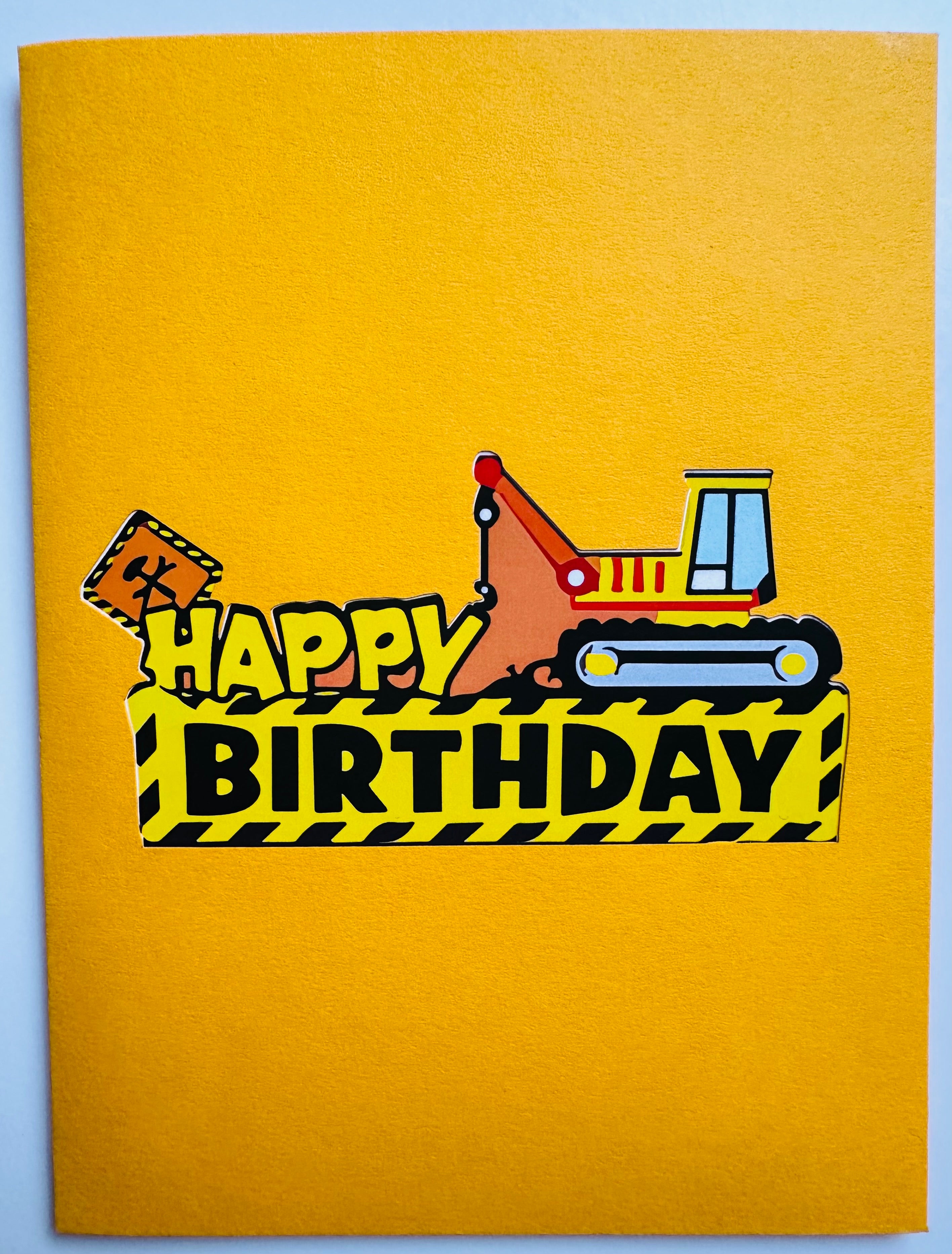 Happy Birthday CRANE Truck - Perfect for Construction Workers or Little Kids Origami Pop Cards 3D Pop Up Greeting Card Thank You Handmade Gift Thinking of You Happy Birthday Occasion Australiana Celebrate the Beauty and Happiness During Special Day Gift