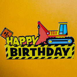 Happy Birthday CRANE Truck - Perfect for Construction Workers or Little Kids Origami Pop Cards 3D Pop Up Greeting Card Thank You Handmade Gift Thinking of You Happy Birthday Occasion Australiana Celebrate the Beauty and Happiness During Special Day Gift