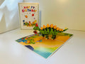 Happy Birthday Dinosaur Party Origami Pop Cards 3D Pop Up Greeting Card Thank You Handmade Gift Thinking of You Happy Birthday Occasion Australiana Celebrate the Beauty and Happiness During Special Day Best Wishes Gift Perfect for Boy