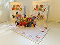 Happy Birthday Doggie Party Origami Pop Cards 3D Pop Up Greeting Card Thank You Handmade Gift Thinking of You Happy Birthday Occasion Australiana Celebrate the Beauty and Happiness During Special Day Best Wishes Gift Perfect for Dog Lovers