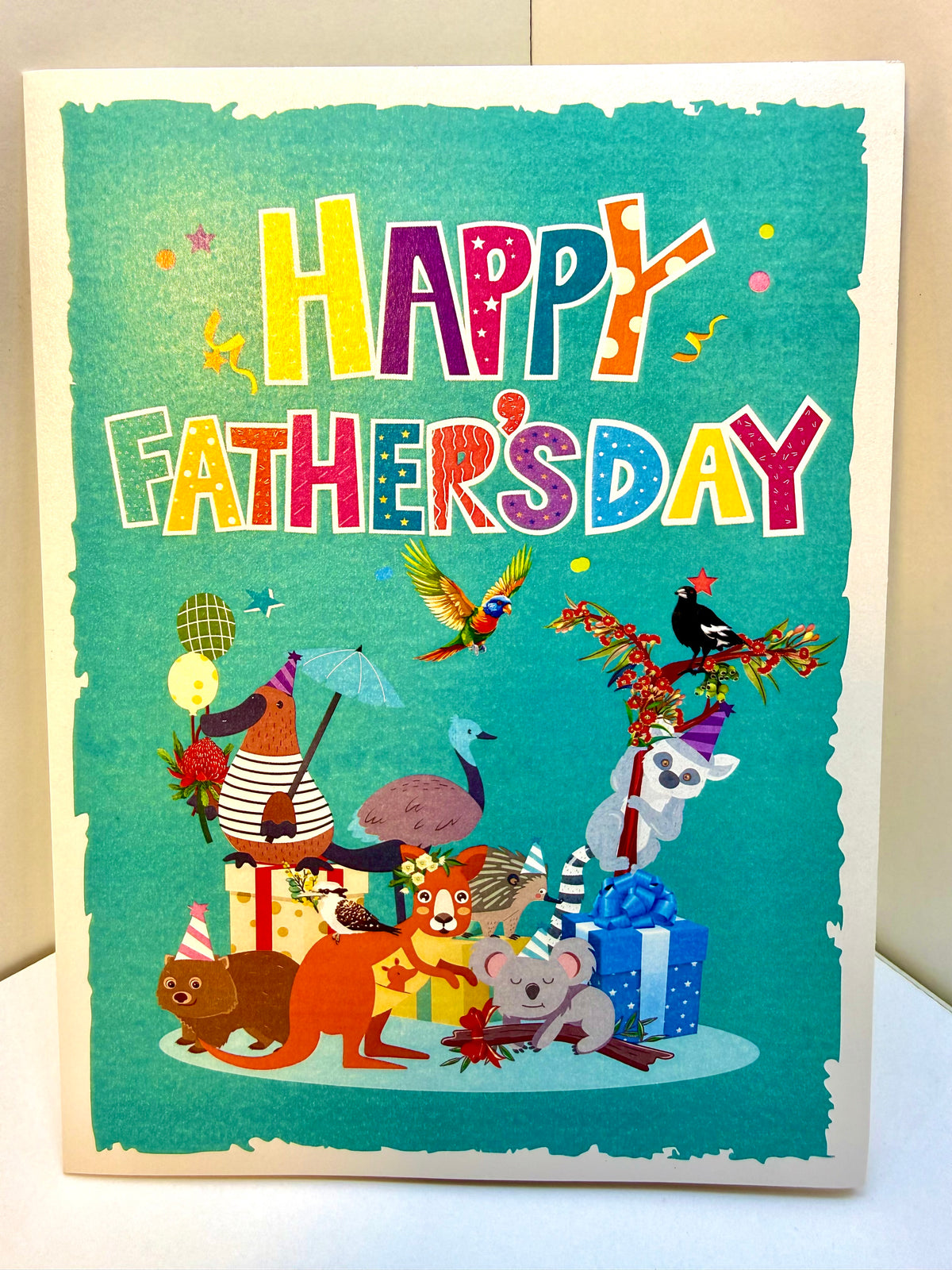 Happy Father’s Day with Adorable Australian Animals Origami Pop Cards 3D Pop Up Greeting Card Happy Birthday Thank You Handmade Gift Thinking of You Blank Card for Any Occasion Happy Mother's Day Happy Father's Australiana Celebration