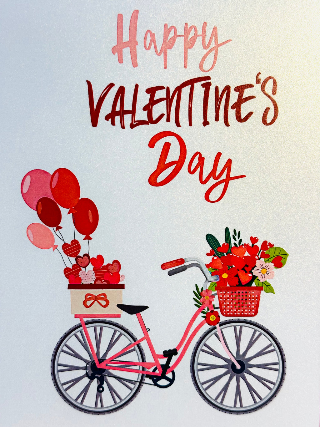 Happy Valentine's Day - Featuring a Delightful Bicycle 3D POP UP GREETING CARD - Created by Origami Pop Cards Australian Design & Handmade 3D Pop Up Magical Paper Cards, Handmade Pop Up Cards Happy Valentine's Day Celebrate Love Heart Fell and Romantic