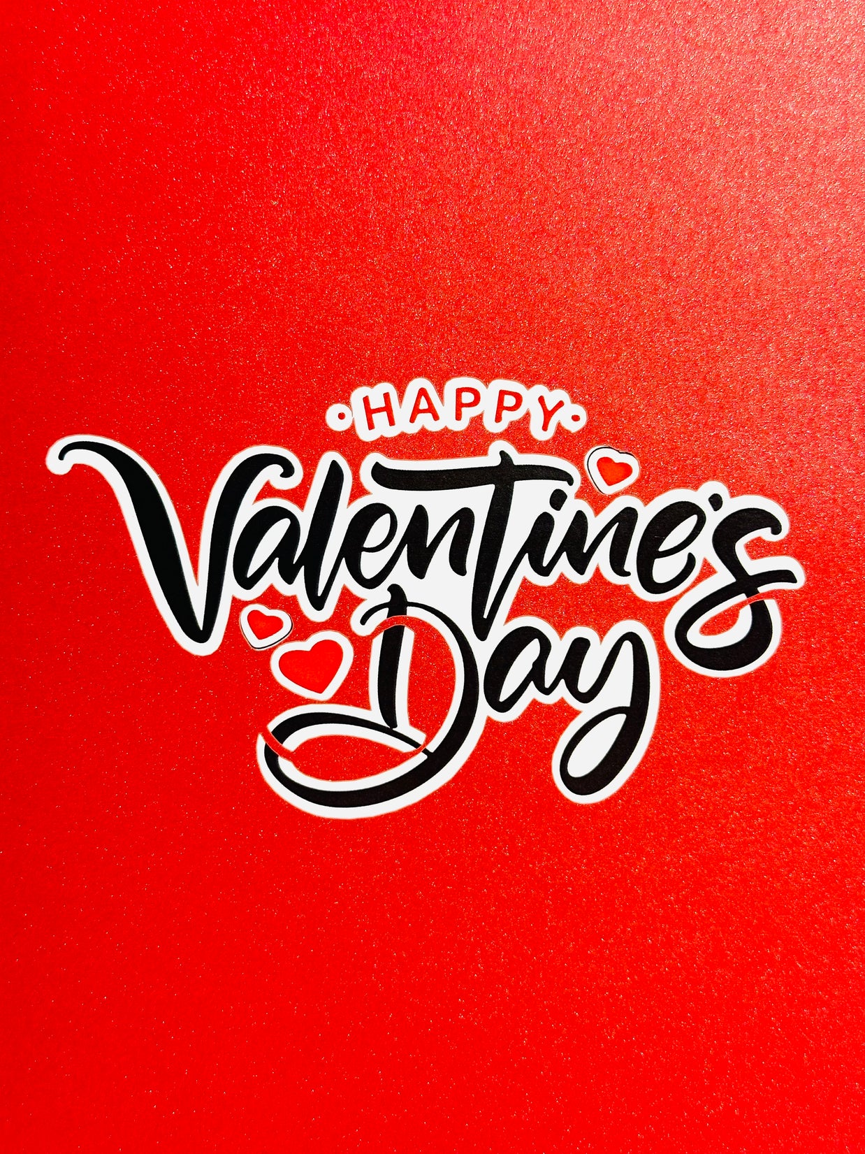 Happy Valentine's Day - Love Heart Garden Stake 3D POP UP GREETING CARD - Created by Origami Pop Cards Australian Design & Handmade 3D Pop Up Magical Paper Cards, Handmade Pop Up Cards Happy Valentine's Day Celebrate Love Heart Fell and Romantic