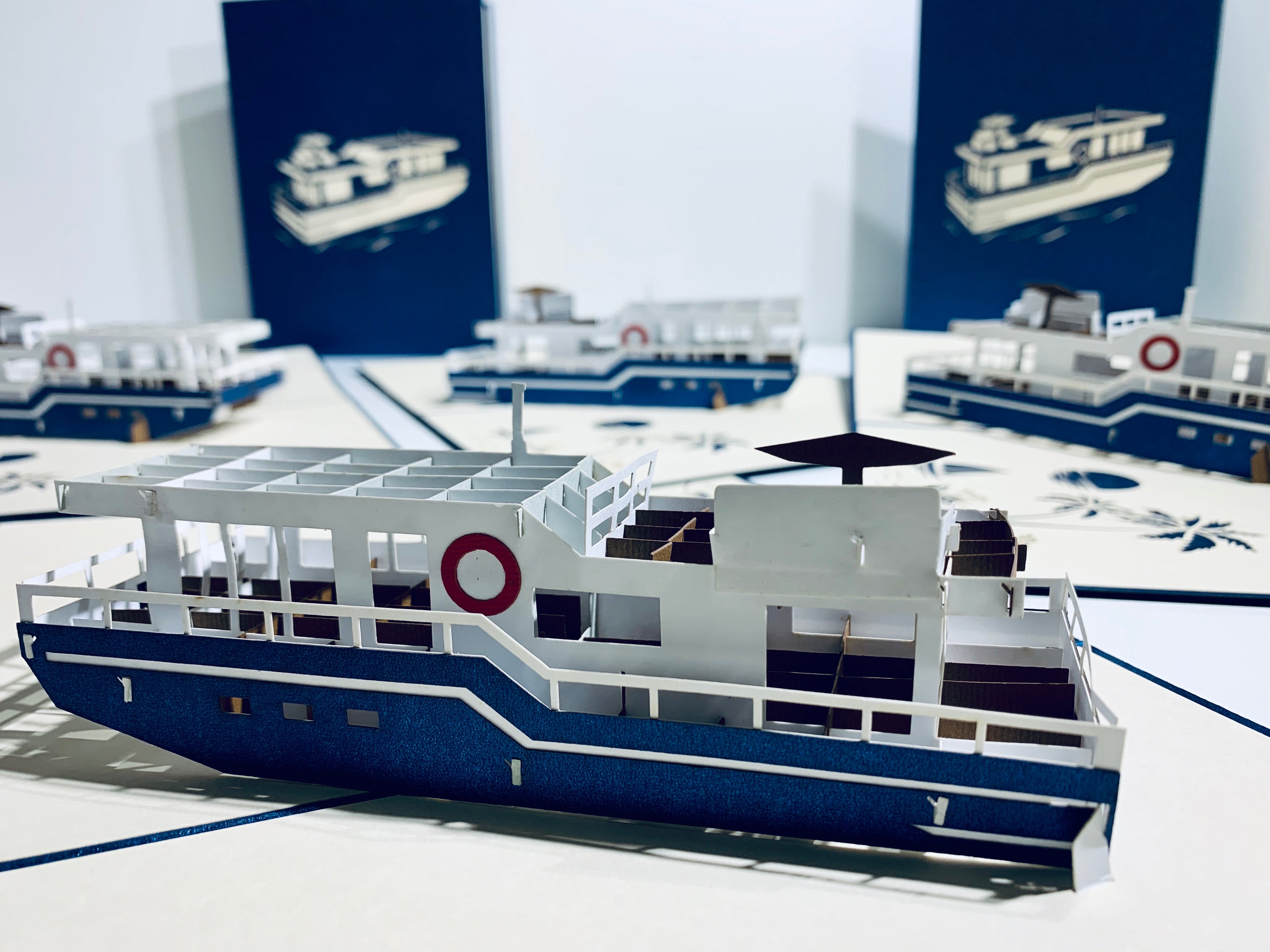 Houseboat - A Dream Home Origami Pop Cards 3D Pop Up Greeting Card Happy Birthday Thank You Handmade Gift Thinking of You Blank Card for Any Occasion Happy Mother's Day Happy Father's Australiana Celebrate the Beauty