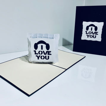 I LOVE YOU STAR WARS VALENTINE'S - Origami Pop Cards Greeting Card Merry Christmas Thank You Handmade Best Wishes Blank Card Gift Happy Holidays Celebrate the Special Day Moment with Family and Friends