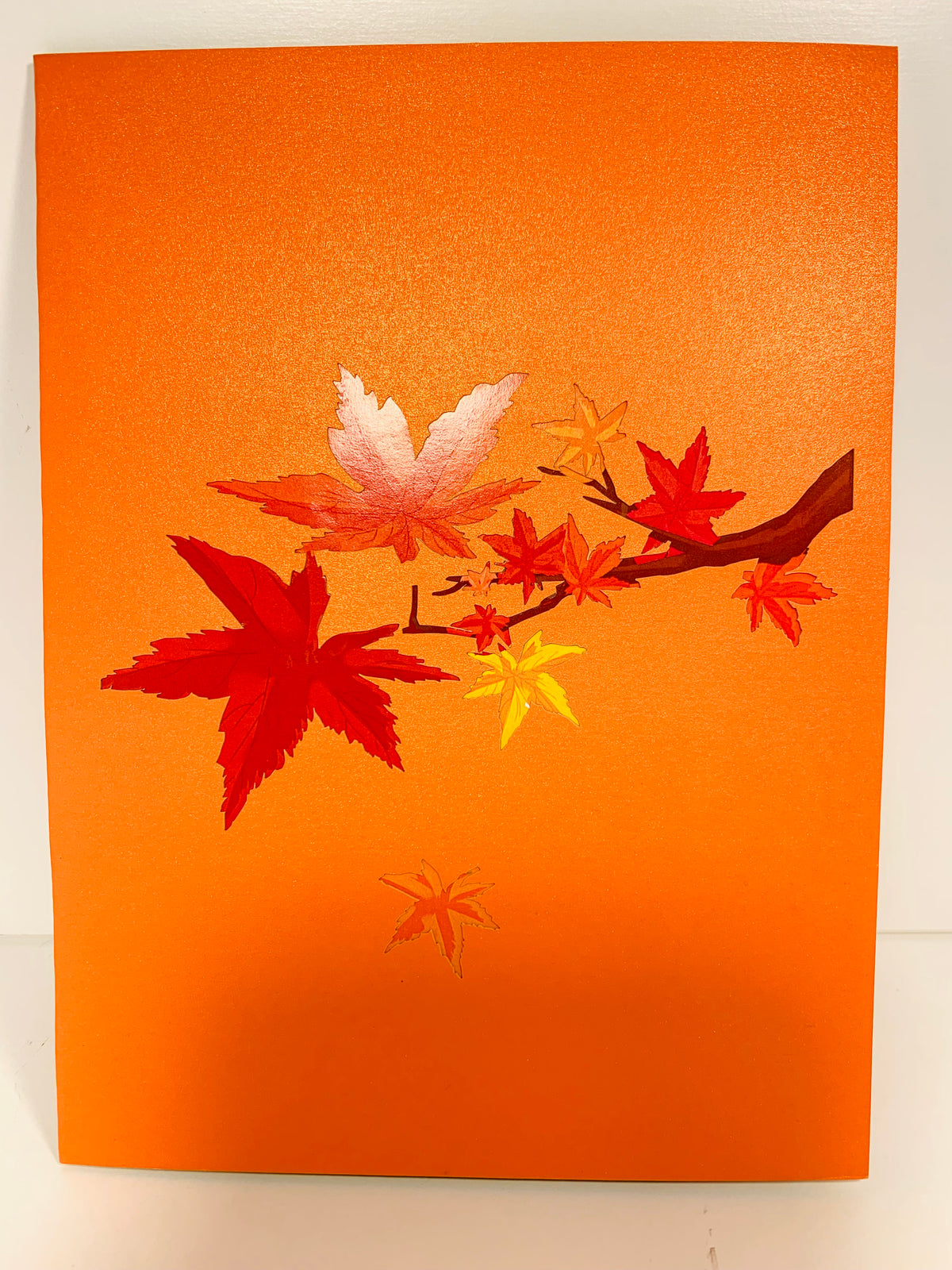 Japanese Maple Forest in Fall - Autumn Foliage 3D POP UP GREETING CARD - Created by Origami Pop Cards Australian Design & Handmade 3D Pop Up Magical Paper Cards, Handmade Pop Up Cards Happy Valentine's Day Celebrate Love Heart Fell and Romantic