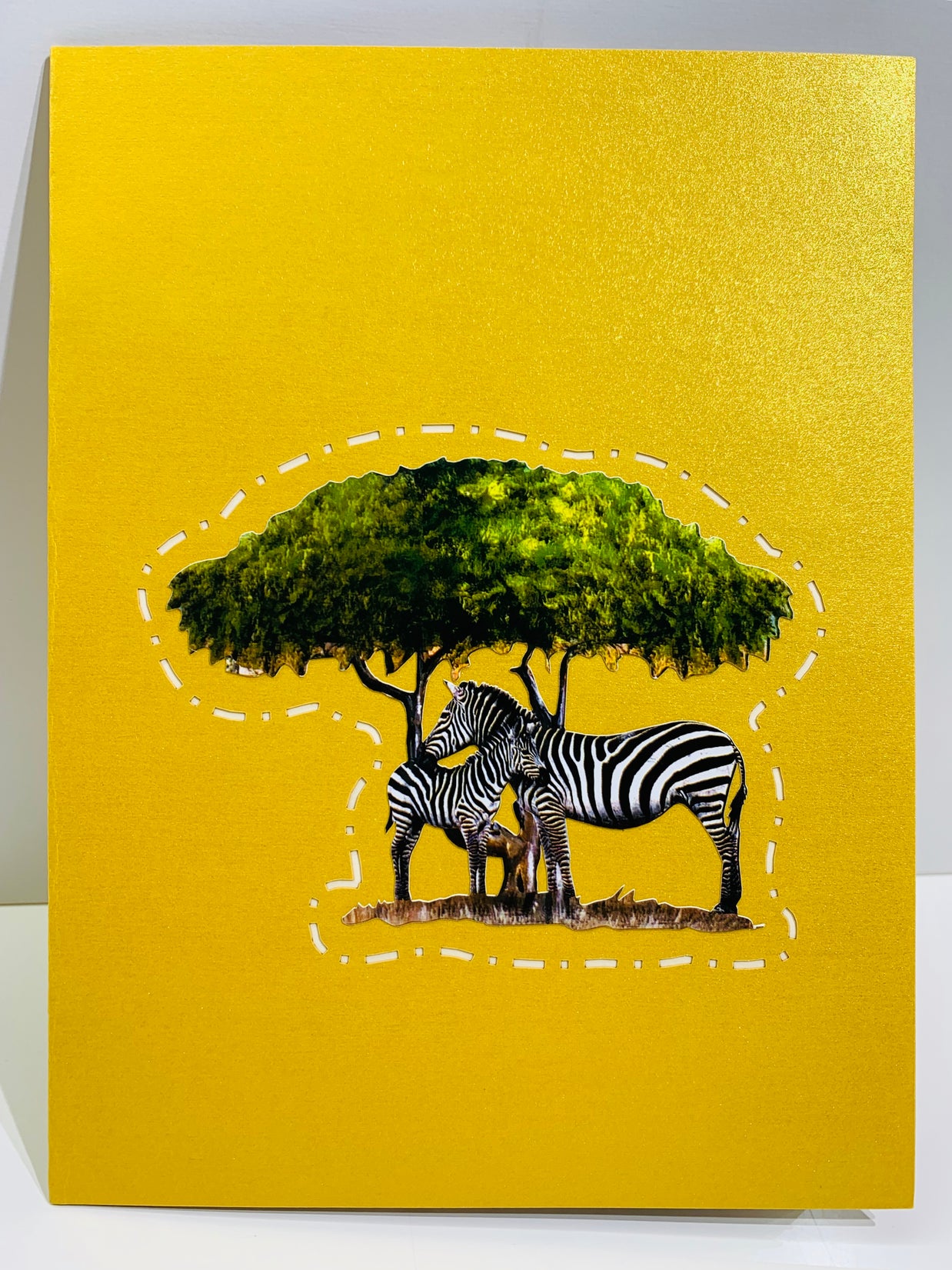 Mother & Baby Zebra Pop Up Card - Loved By All Ages Origami Pop Cards 3D Pop Up Greeting Card Happy Birthday Thank You Handmade Gift Thinking of You Blank Card for Any Occasion Happy Mother's Day Happy Father's Australiana Celebrate the Beauty