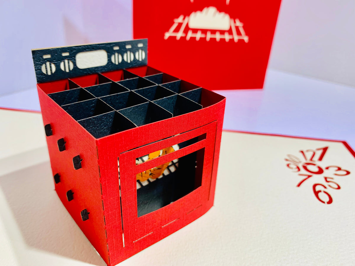 Oven Card - Origami Pop Cards 3D Pop Up Greeting Card Happy Birthday Thank You Handmade Gift Thinking of You Blank Card for Any Occasion Happy Mother's Day Australiana Celebrate the Beauty