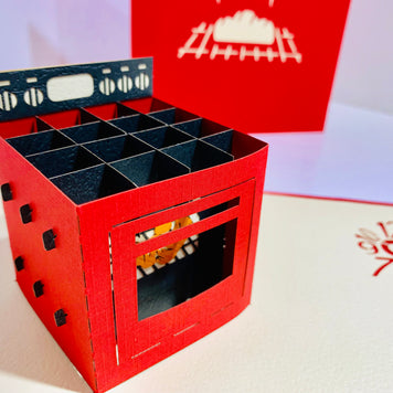 Oven Card - Origami Pop Cards 3D Pop Up Greeting Card Happy Birthday Thank You Handmade Gift Thinking of You Blank Card for Any Occasion Happy Mother's Day Australiana Celebrate the Beauty