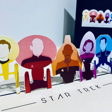 STAR TREK 3D Pop Up Greeting Card Happy Birthday Thank You Handmade Gift Thinking of You Blank Card for Any Occasion Happy Father's Australiana Celebrate the Party Friendship