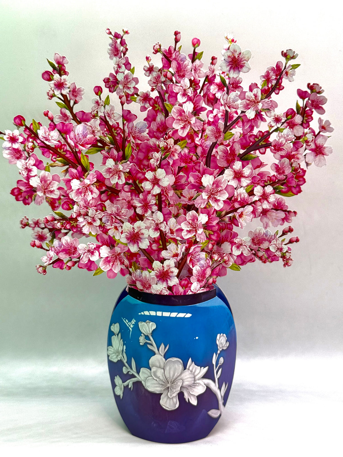 Sakura Pink Cherry Blossom 3D Pop-Up Flower Bouquet Origami Pop Cards 3D Pop Up Greeting Card Happy Birthday Thank You Handmade Gift Thinking of You Blank Card for Any Occasion Happy Mother's Day Happy Father's Australiana Celebrate