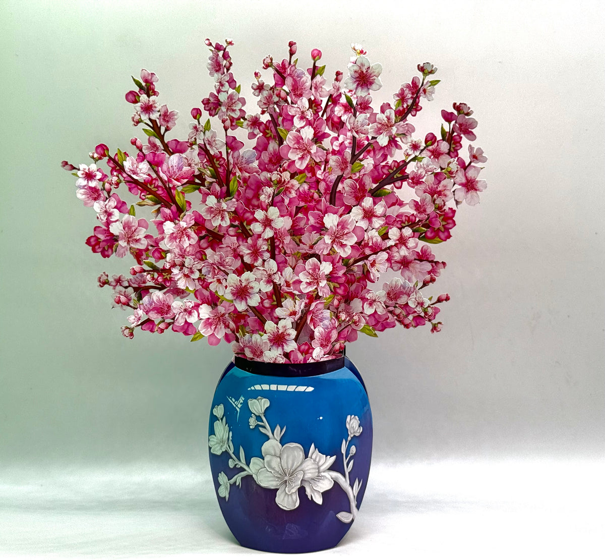 Sakura Pink Cherry Blossom 3D Pop-Up Flower Bouquet Origami Pop Cards 3D Pop Up Greeting Card Happy Birthday Thank You Handmade Gift Thinking of You Blank Card for Any Occasion Happy Mother's Day Happy Father's Australiana Celebrate