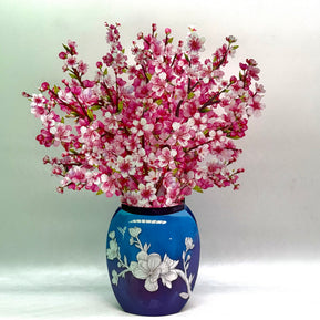 Sakura Pink Cherry Blossom 3D Pop-Up Flower Bouquet Origami Pop Cards 3D Pop Up Greeting Card Happy Birthday Thank You Handmade Gift Thinking of You Blank Card for Any Occasion Happy Mother's Day Happy Father's Australiana Celebrate