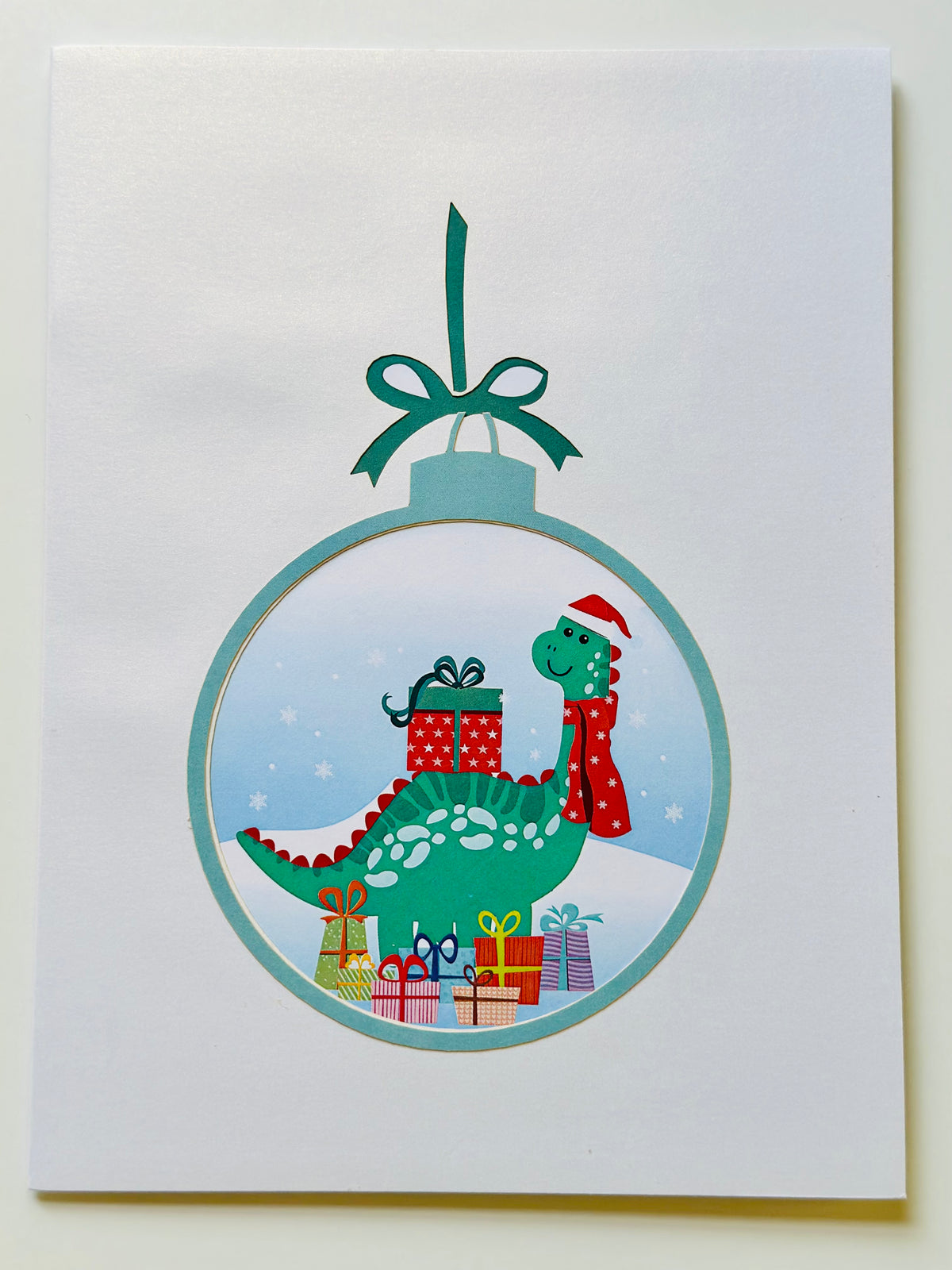 Santa Baby Dinosaur with Christmas Presents Origami Pop Cards 3D Pop Up Greeting Card Merry Christmas Thank You Handmade Best Wishes Blank Card Gift Happy Holidays Celebrate the Special Day Moment with Family and Friends