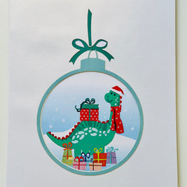 Santa Baby Dinosaur with Christmas Presents Origami Pop Cards 3D Pop Up Greeting Card Merry Christmas Thank You Handmade Best Wishes Blank Card Gift Happy Holidays Celebrate the Special Day Moment with Family and Friends