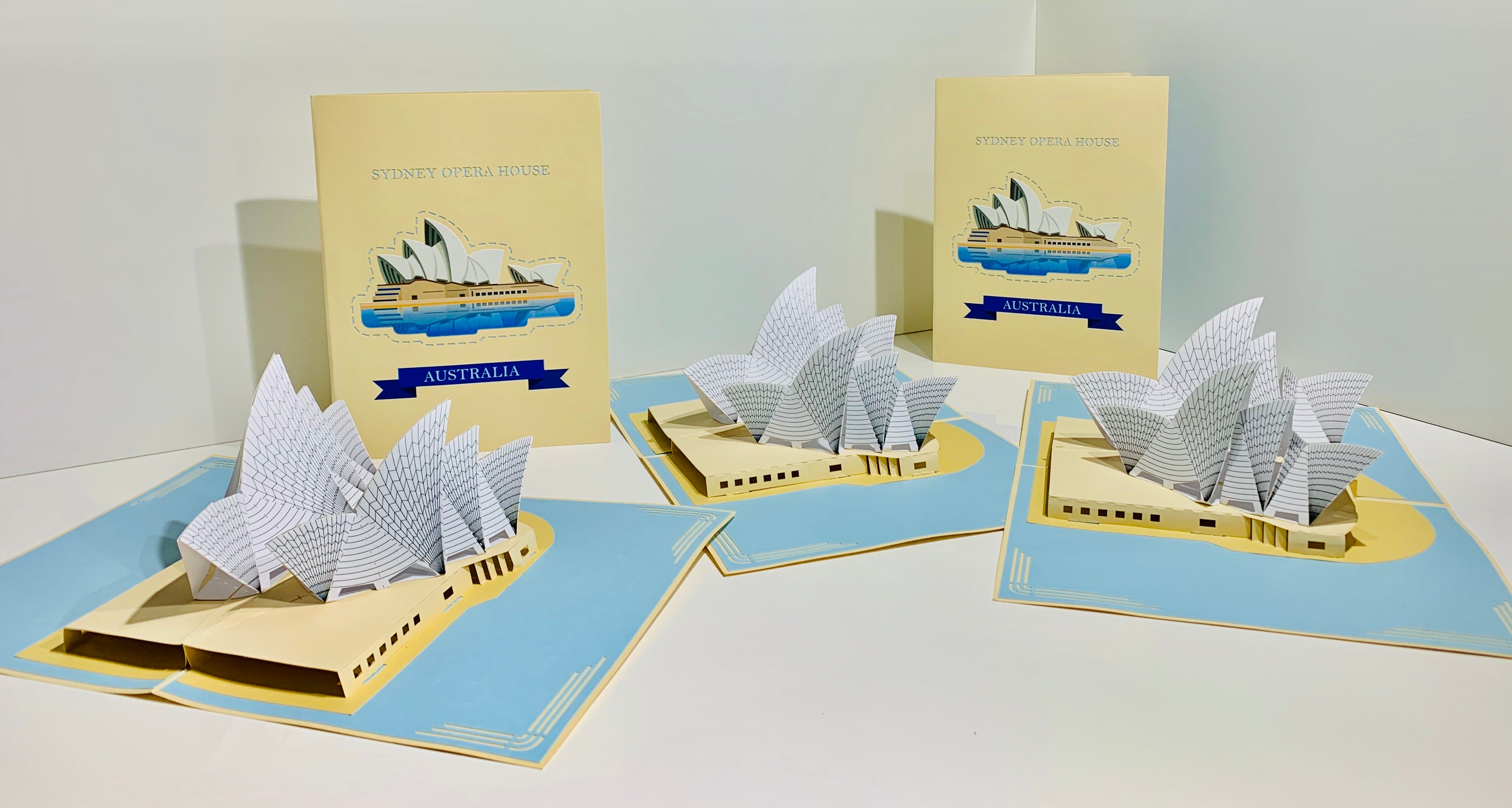 Stunning Sydney Opera House Australia 3D POP UP GREETING CARD - Created by Origami Pop Cards – 3D Pop Up Greeting Cards, Australian Design & Handmade, 3D Pop Up Magical Paper Cards, Handmade Pop Up Cards Celebrate Love Anniversary Heart Fell Romantic