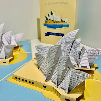 Stunning Sydney Opera House Australia 3D POP UP GREETING CARD - Created by Origami Pop Cards – 3D Pop Up Greeting Cards, Australian Design & Handmade, 3D Pop Up Magical Paper Cards, Handmade Pop Up Cards Celebrate Love Anniversary Heart Fell Romantic