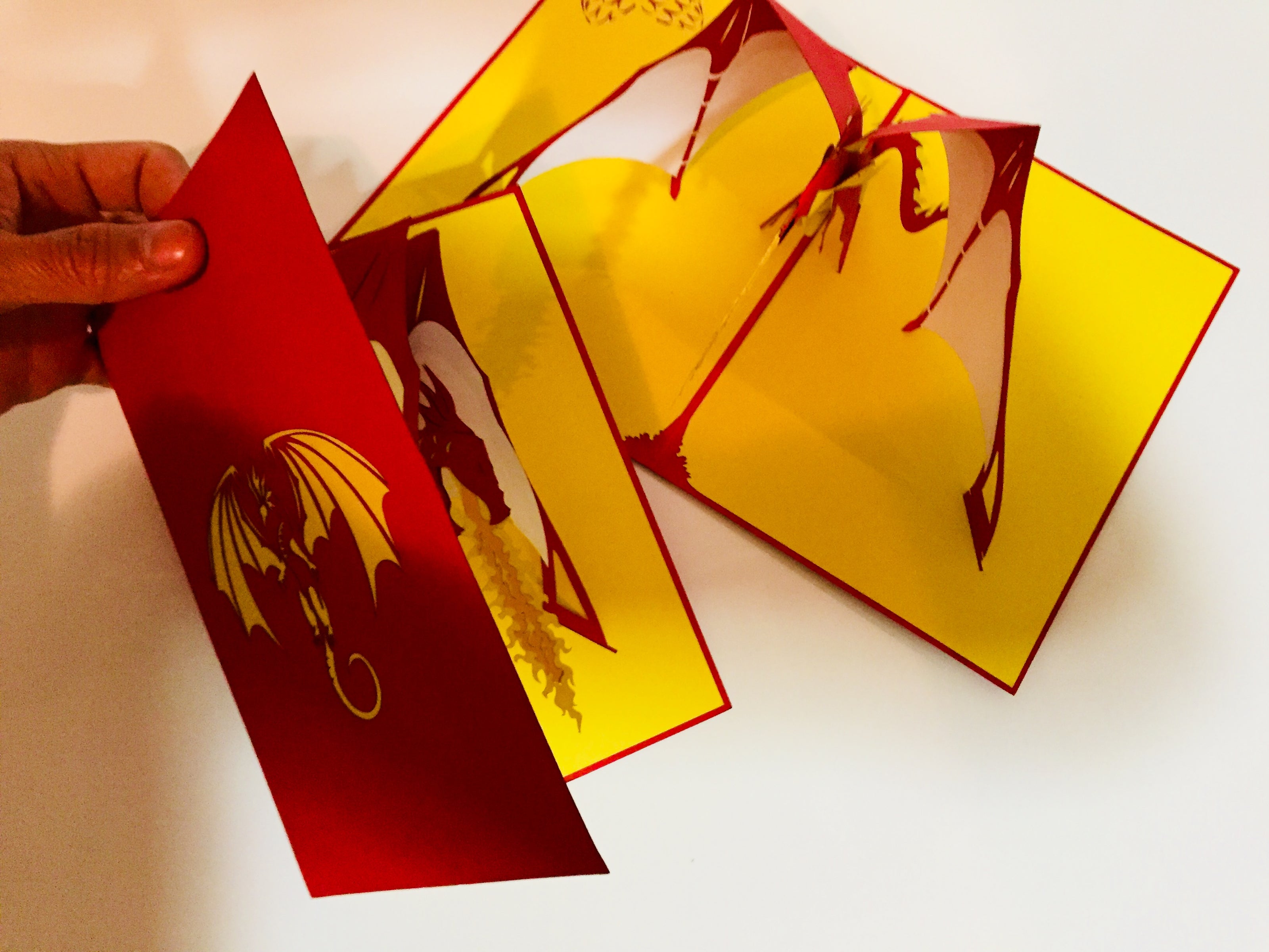 Super Cool Fire Breathing Dragon Origami Pop Cards 3D Pop Up Greeting Card Happy Birthday Thank You Handmade Gift Thinking of You Blank Card for Any Occasion Happy Mother's Day Happy Father's Australiana Celebrate the Beauty of Animals Perfect for Boy