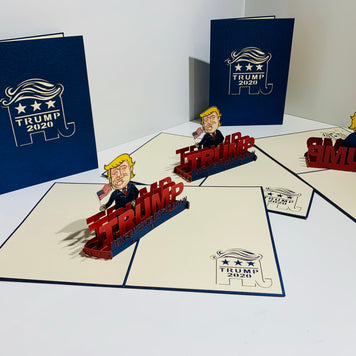 TRUMP Make America Great Again 3D Pop Up Greeting Card Happy Birthday Thank You Handmade Gift Thinking of You Blank Card for Any Occasion Happy Father's Australiana Celebrate the Party Friendship